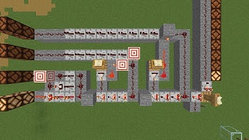 Minecraft redstone binary Converter (Flat)