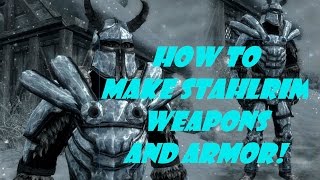 Skyrim Dragonborn Dlc - How To Make Stalhrim Weapons And Armor Complete Guide Xbox One