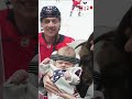 Scoring goals as a hockey dad just hits different 🚨 ❤️ #capitals #nhl #shorts
