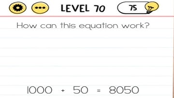 Brain test level 70 tricky puzzle