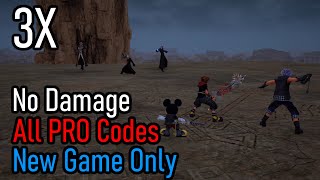 KH3 - Ansem/Young Xehanort/Xemnas No Damage (New Game, LV1CM/All PRO Codes)