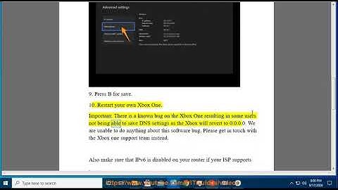 Set up Unlocator VPN Smart DNS on Xbox One