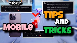 Tips and tricks to becoming a Mobile God Roblox ( Blade Ball)!