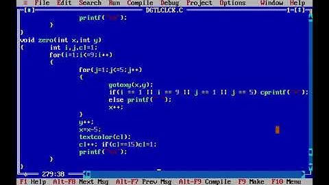 program to create a digital clock which gives time according to system time. #codingpractice