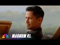 Magnum Tells Higgins He Loves Her | Magnum P.I. | NBC