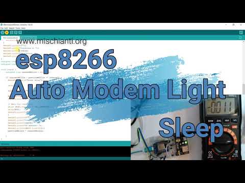 WeMos D1 mini (esp8266) automatic sleep mode