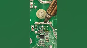 Remember To Use A Desoldering Station When Removing A Large Amount Of Solder!