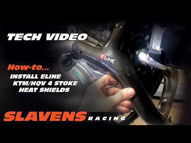 How-to Install Eline KTM/HQV 4 Stroke Heat Shields class=