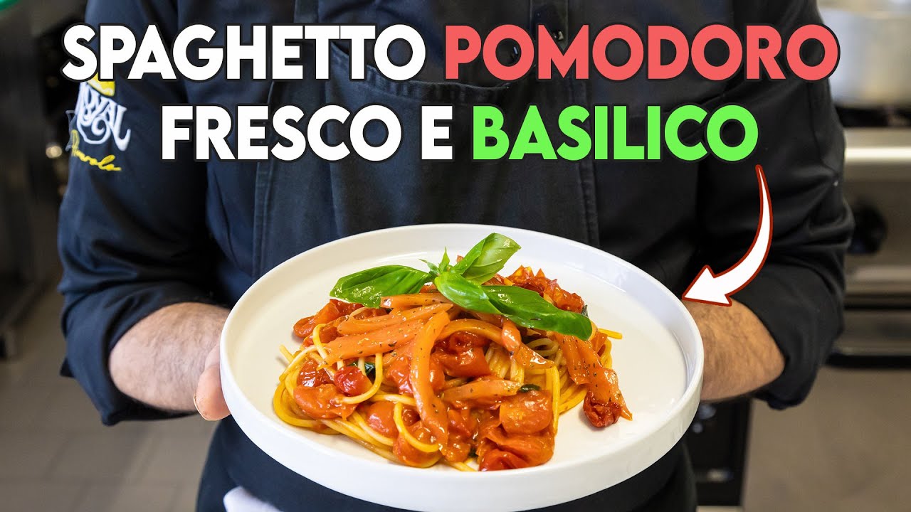 Spaghetto Pomodoro e Basilico | Ricetta Semplice e Gustosa