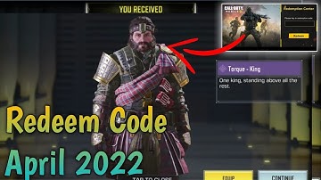 April 2022 Redeem Code Codm | New Redeem Code Codm | Garena Codm Redeem Code | Codm Codes
