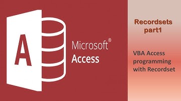 Recordset Object part1