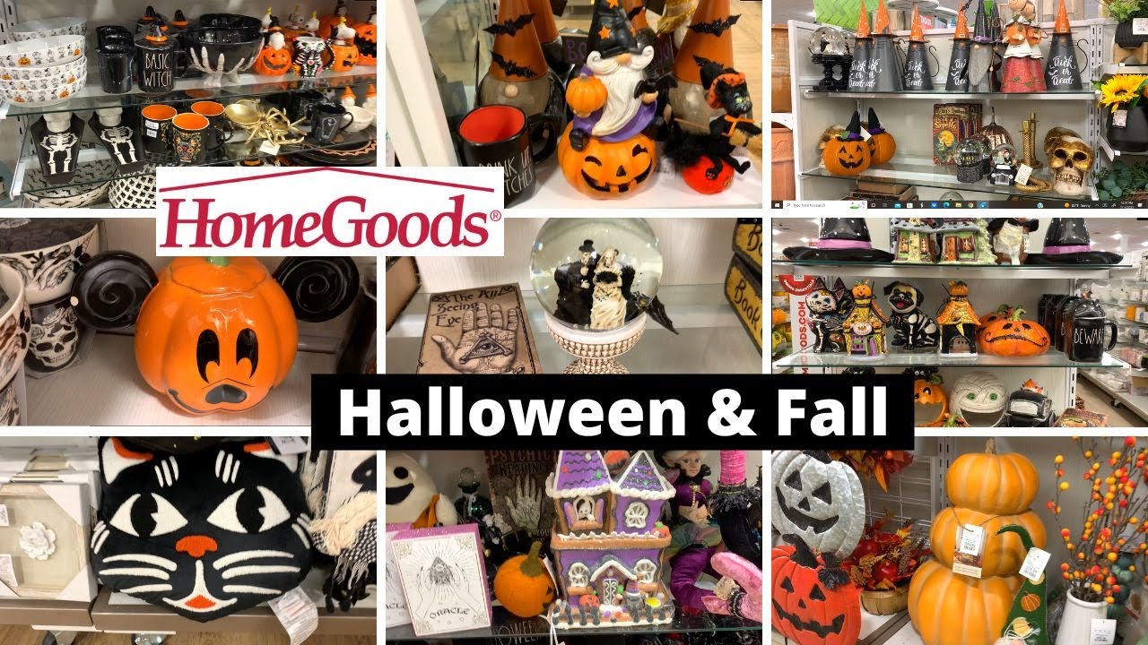 NEW* 2022 Halloween and Fall Decor Shopping at HomeGoods ! - YouTube