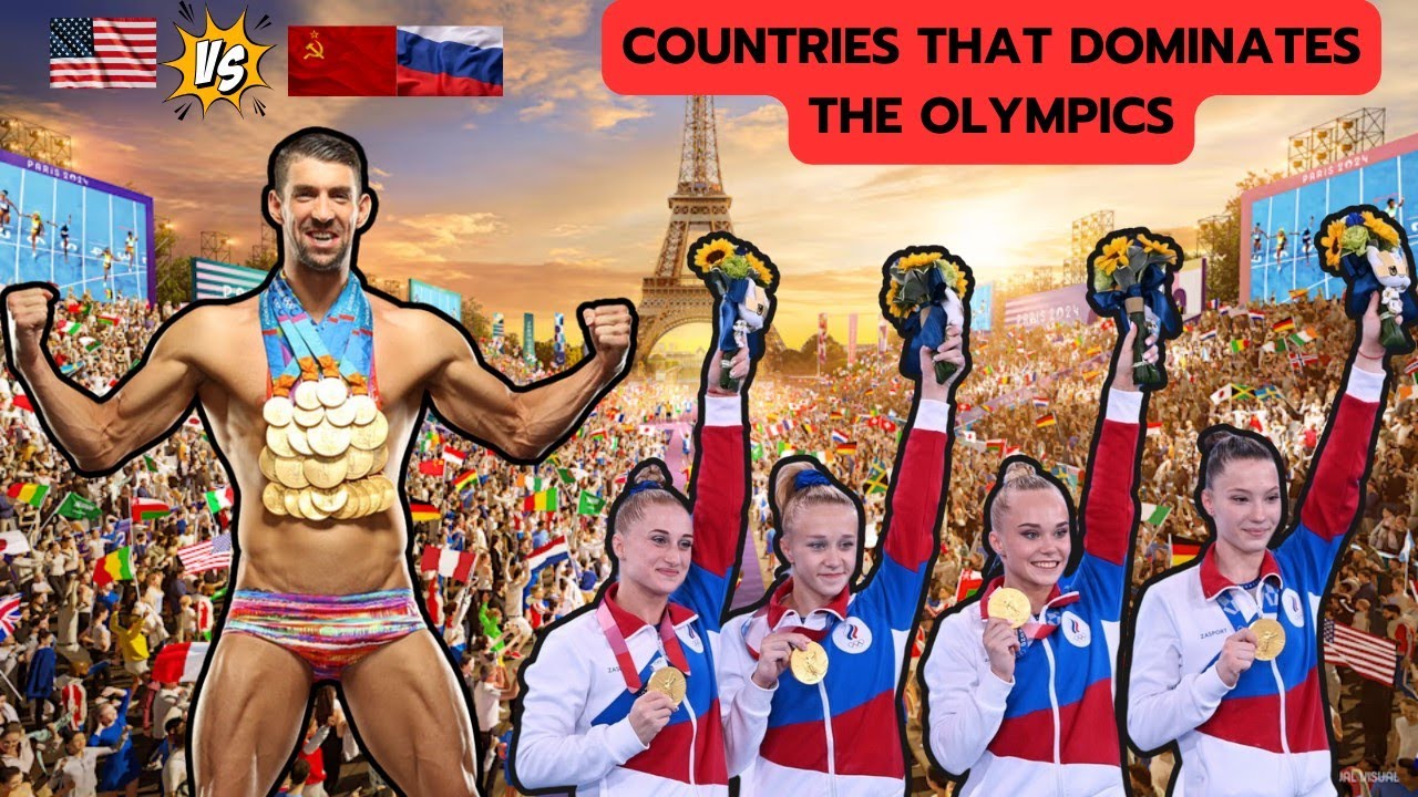 Countries with Most Olympic GOLD Medals in History - YouTube