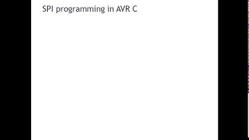 SPI protocol part 5 programming in AVR C
