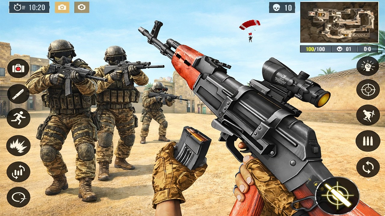 Spl Commando Android Game Special Forces Ops : Real Commando Secret Mission - Banduk Wala Game ...