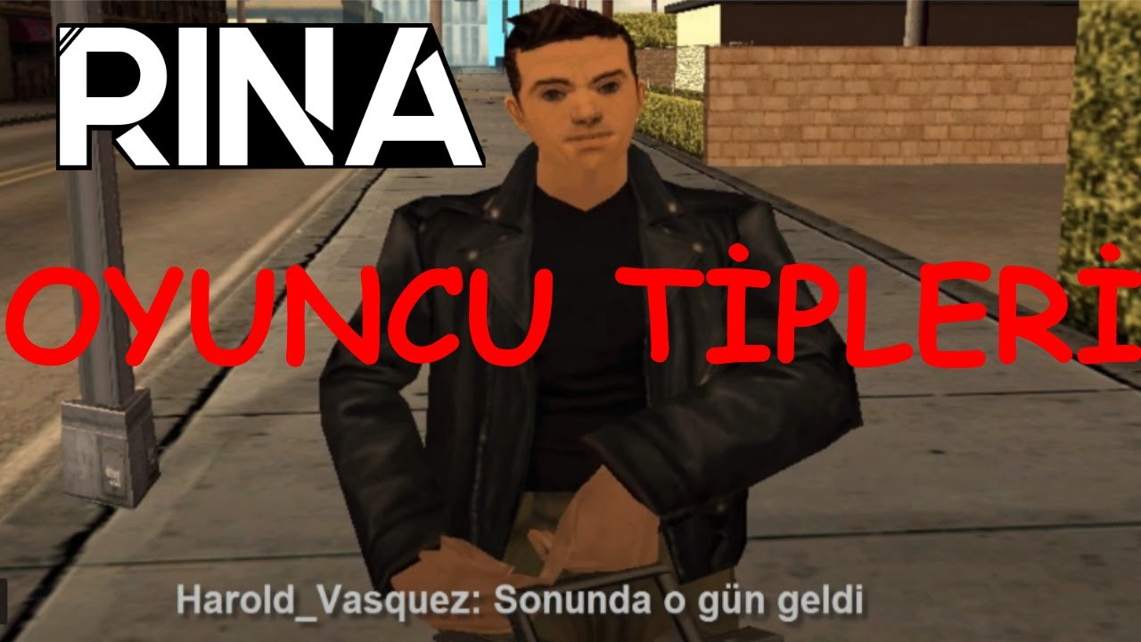 Rina Roleplay oyuncu tipleri
