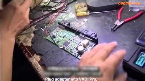 VVDI Pro read 5M48H and common 8pin IC video