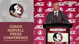 Mike Norvell Florida State Press Conference | 2026 ACC Football Kickoff