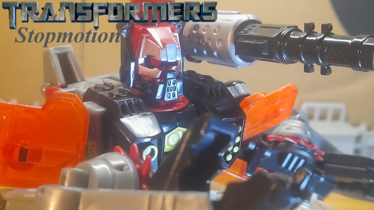 Transformers stopmotion: Tankor vs the military