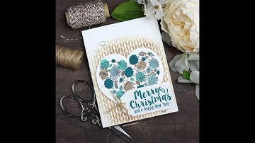 Unity Quick Tip: Christmas Card with Non-Traditional Stamp Sets