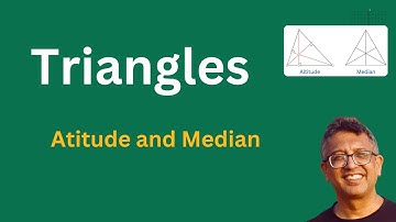 Triangles - Altitude and Median | Maths | Class 6