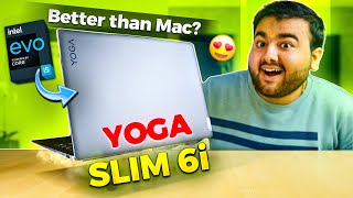 This Laptop Can Beat MacBook!! 🤯 - Lenovo YOGA SLIM 6i OLED | Intel EVO