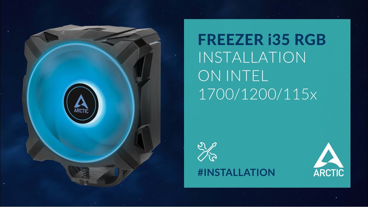 Freezer i35 RGB Intel 1700/1200/115x Installation - YouTube