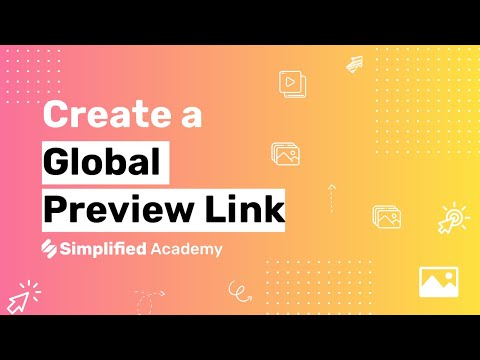 Creating a global preview link for anyone to view and duplicate designs