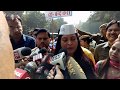 AAP leader Alka Lamba talks to media before arrest