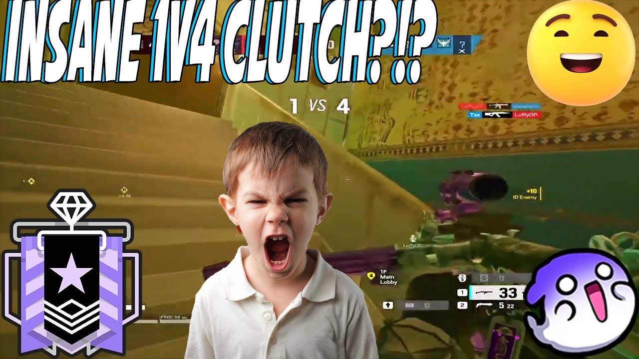 INSANE 1V4 FROST CLUTCH - Rainbow Six Siege PC Diamond - YouTube