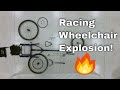 Exploding Racing Wheelchair