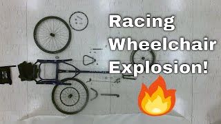 Exploding Racing Wheelchair