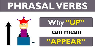 Phrasal verb prepositions:  “UP” part 04 – “UP”  means “appear”.