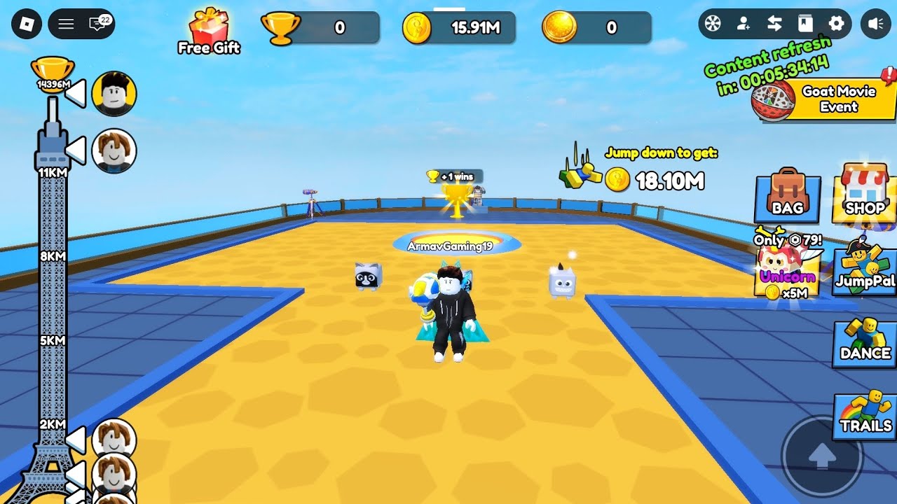 I Got Crazy Luck🌟In Climb And Jump Tower🏢😱Playing with Bro Gone Wrong😂