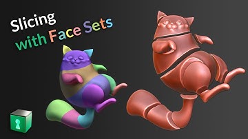 Blender Secrets - Slicing Objects using Face Sets