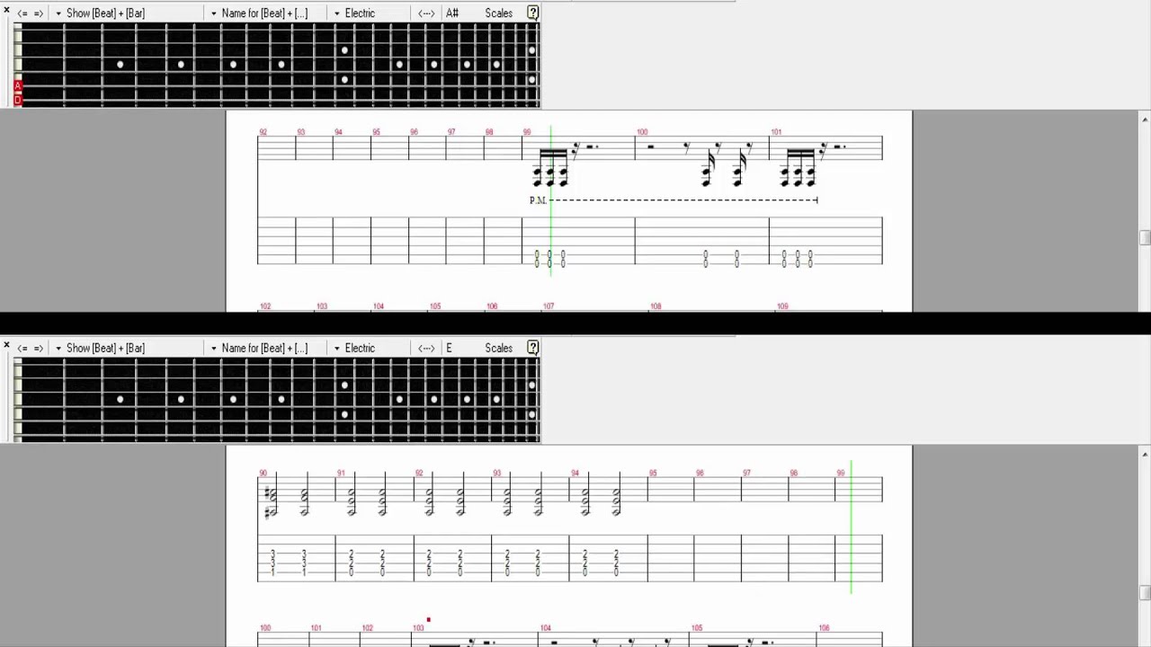 Tutorial guitar Tap Avenged sevenfold Dancing dead cover by Harif87 YouTube