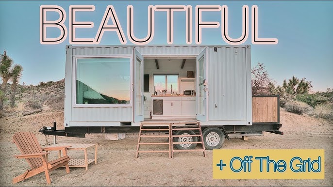 Spectacular 20ft Off-The-Grid Tiny Shipping Container House 
