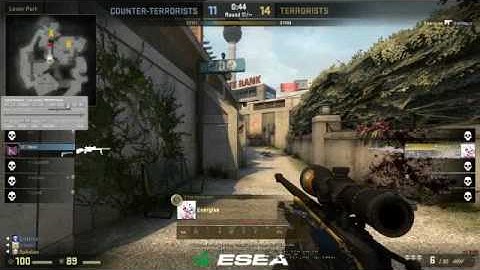 Crazy 1v4 overpass awp clutch