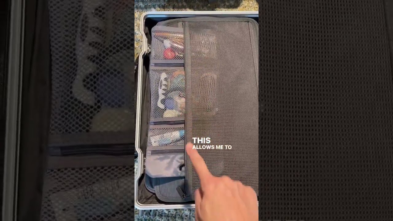 The Perfect Minimalist Toiletries Bag To Put In Your Suitcase Comment Link Get 
