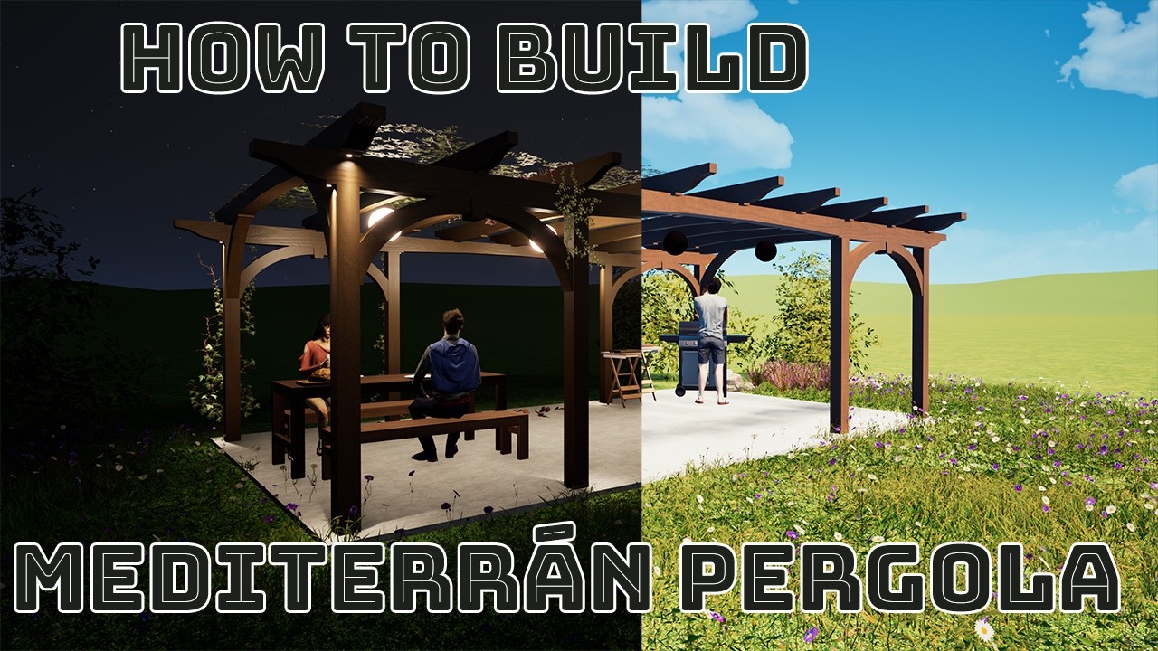 Mediterrán pergola építése