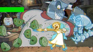 Cuphead DLC All Bosses Speed Run  WITHOUT Shooting in Expert Mode (the Delicious Last Course}
