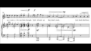 Three Dylan Thomas Songs: I - &quot;And Death Shall Have No Dominion&quot; (with score) by Keane Southard