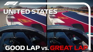 Good Lap vs Great Lap With Valtteri Bottas | United States Grand Prix