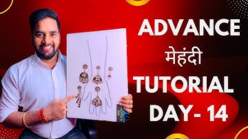 Mehndi Class Day -14  । Bell’s Mehndi Designs । How To learn Mehndi for beginners । Mehndi tutorial