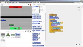 Scratch 2 - Frogger 07a - Create More Cars - 2nd Lane (The Fast Lane)