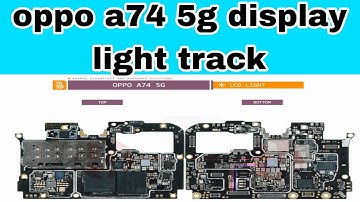 oppo a74 5g display light problem solution// display light all track