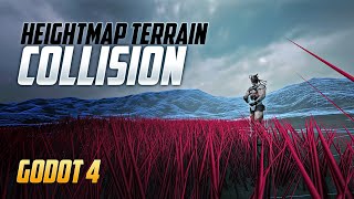 Famous Collision for Terrain Generated via Vertex Displacement / Informal Tutorial, Godot 4 Alpha 10 Wealth