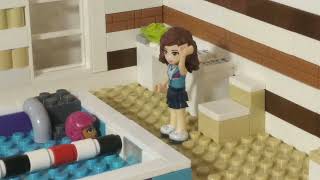 Lego Friends | Swimming Lesson |Stop Motion | Swimming Pool
