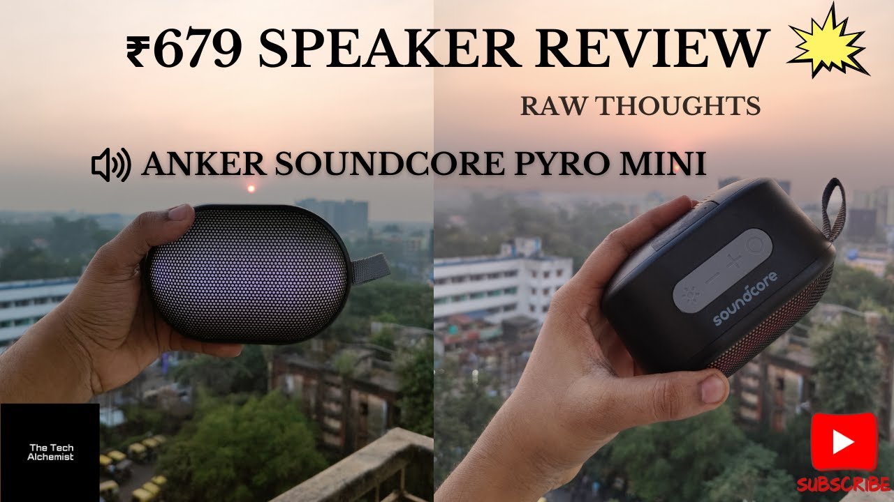 Best Bluetooth Speaker Under ₹700? Soundcore Pyro Mini Review - YouTube
