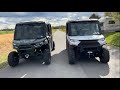 Polaris ranger owner test out a Can-am defender…..